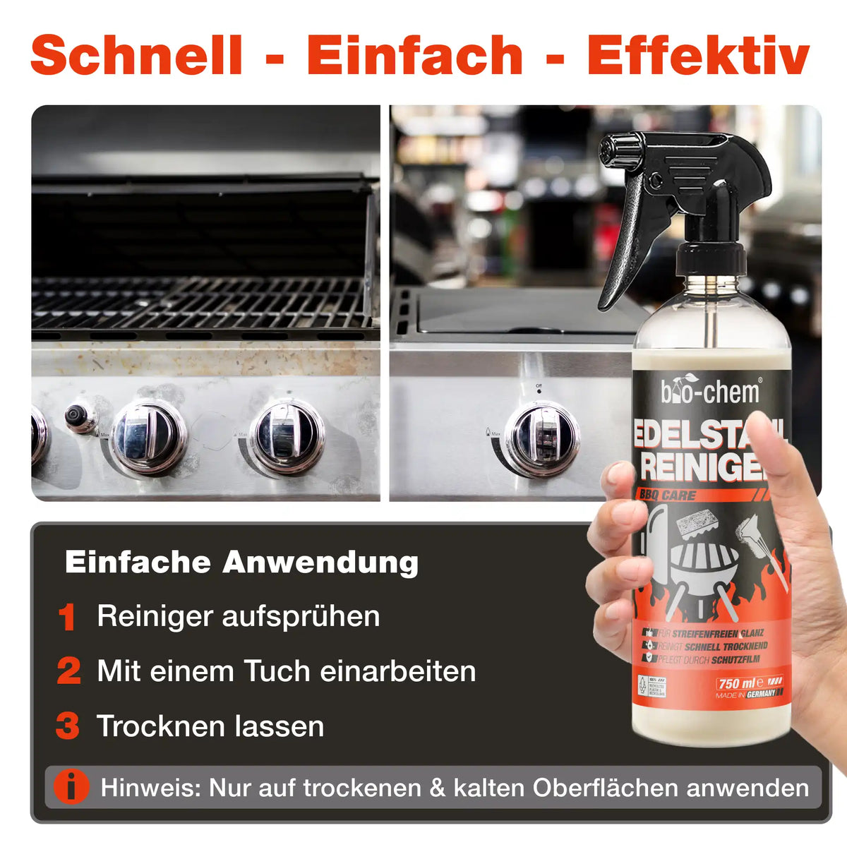 Edelstahlreiniger (750 ML)