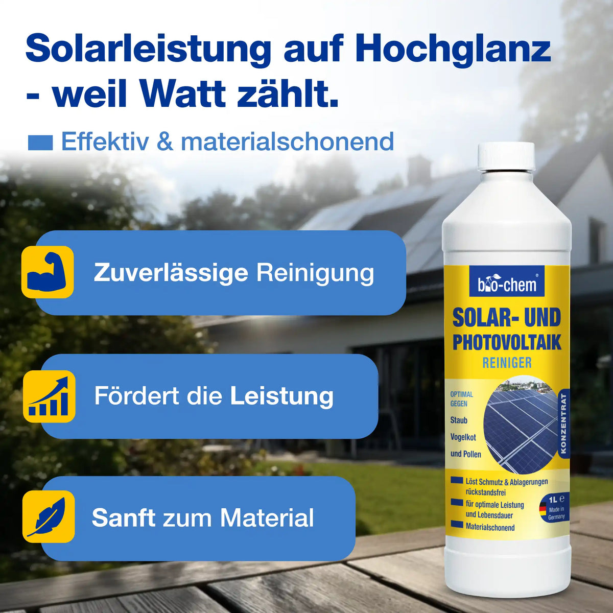 Photovoltaikreiniger (1 L + Schaumsprüher)