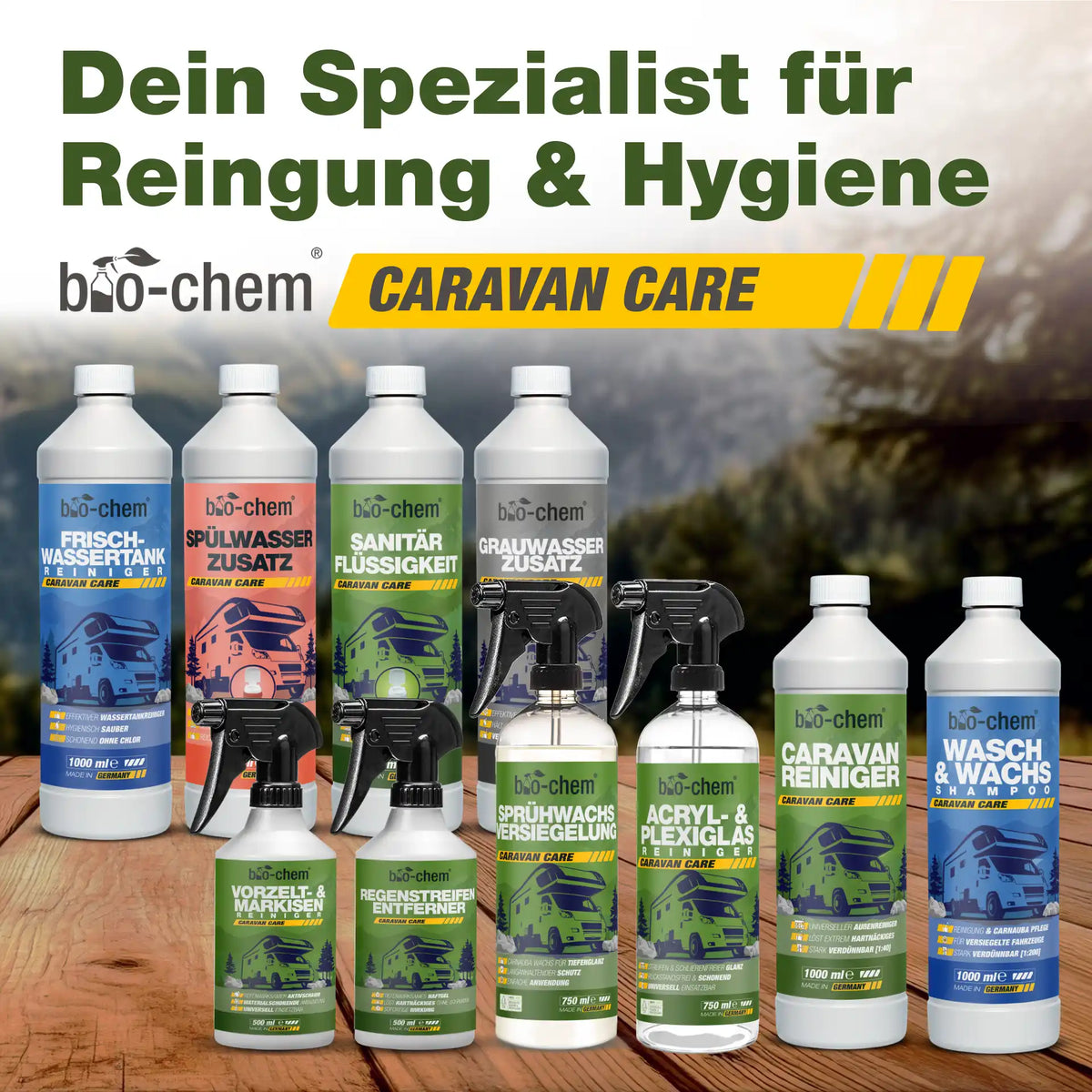 Caravan Außenreinigung Set (BASIC 3-teilig)