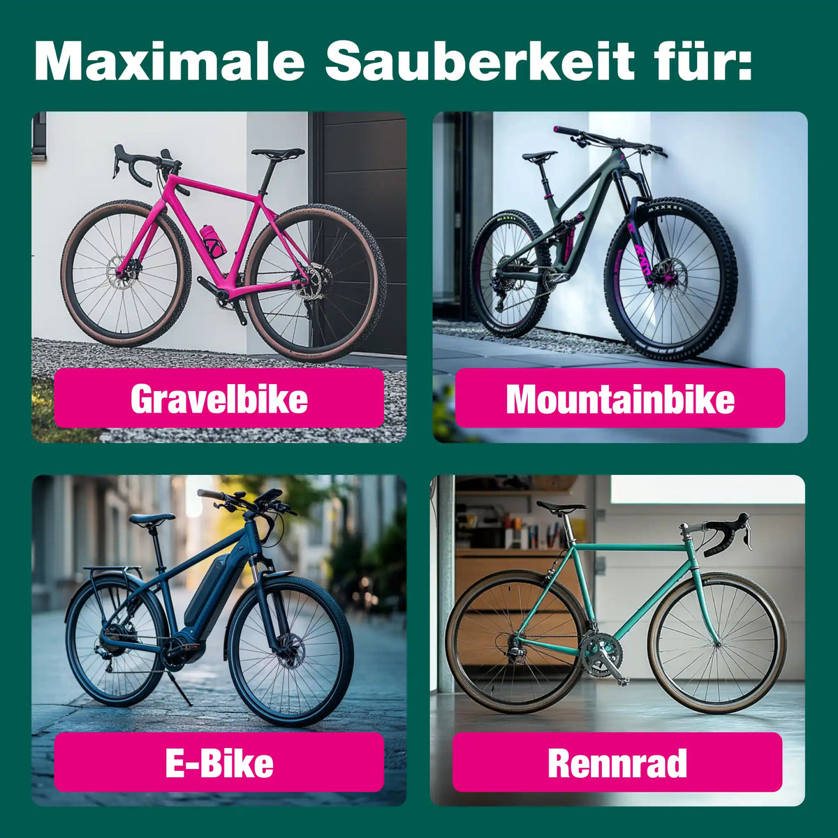 bio-chem Bike Care putze jedes Fahrrad optimal