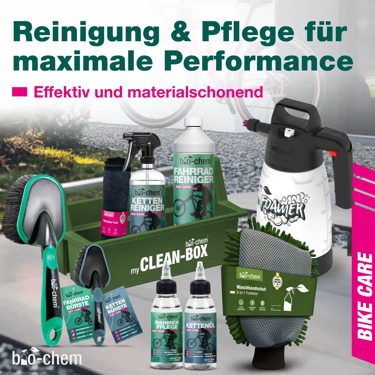 Fahrradpflege-Set (PREMIUM 10-teilig)