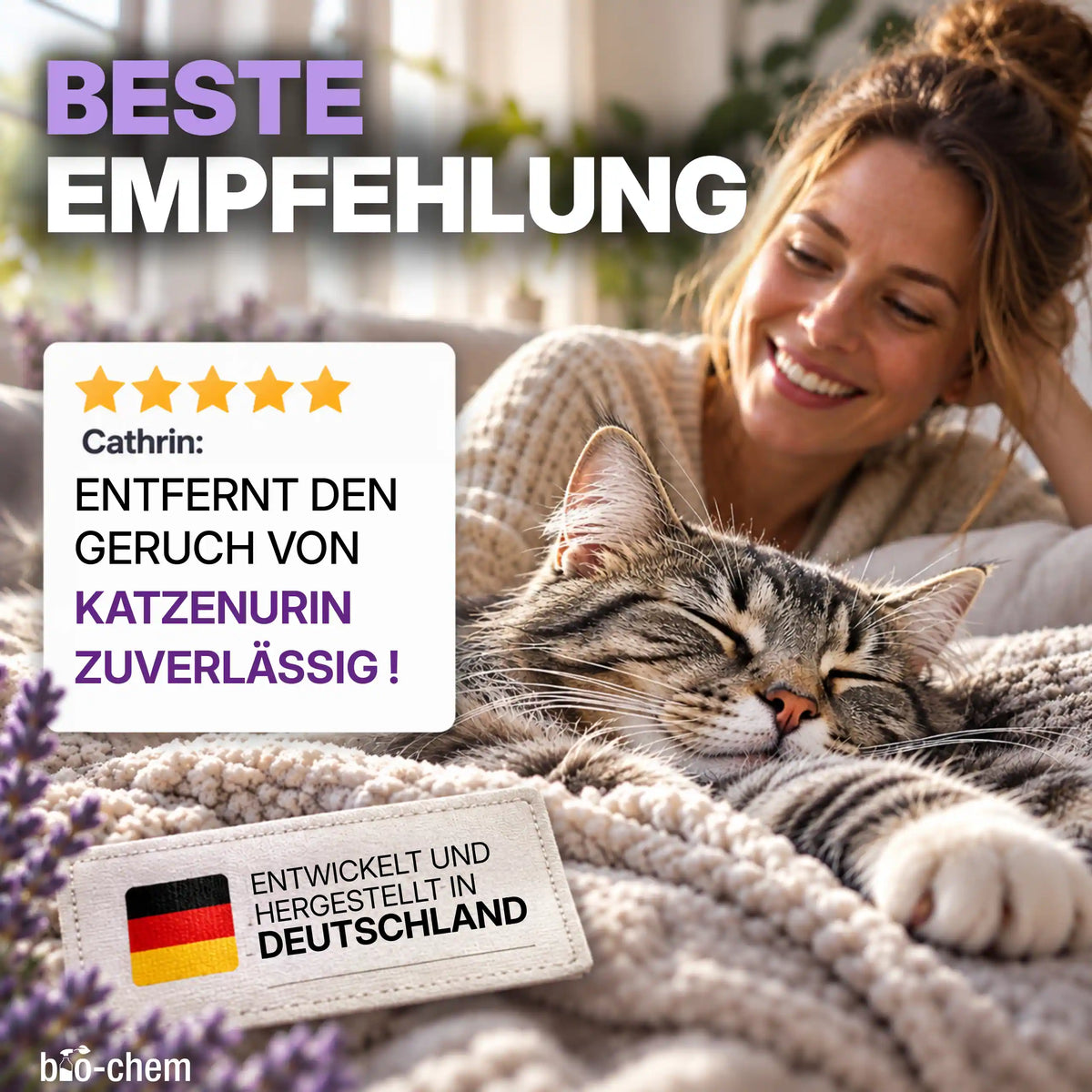 Enzymreiniger & Geruchsentferner Wäsche-Duo Lavendel
