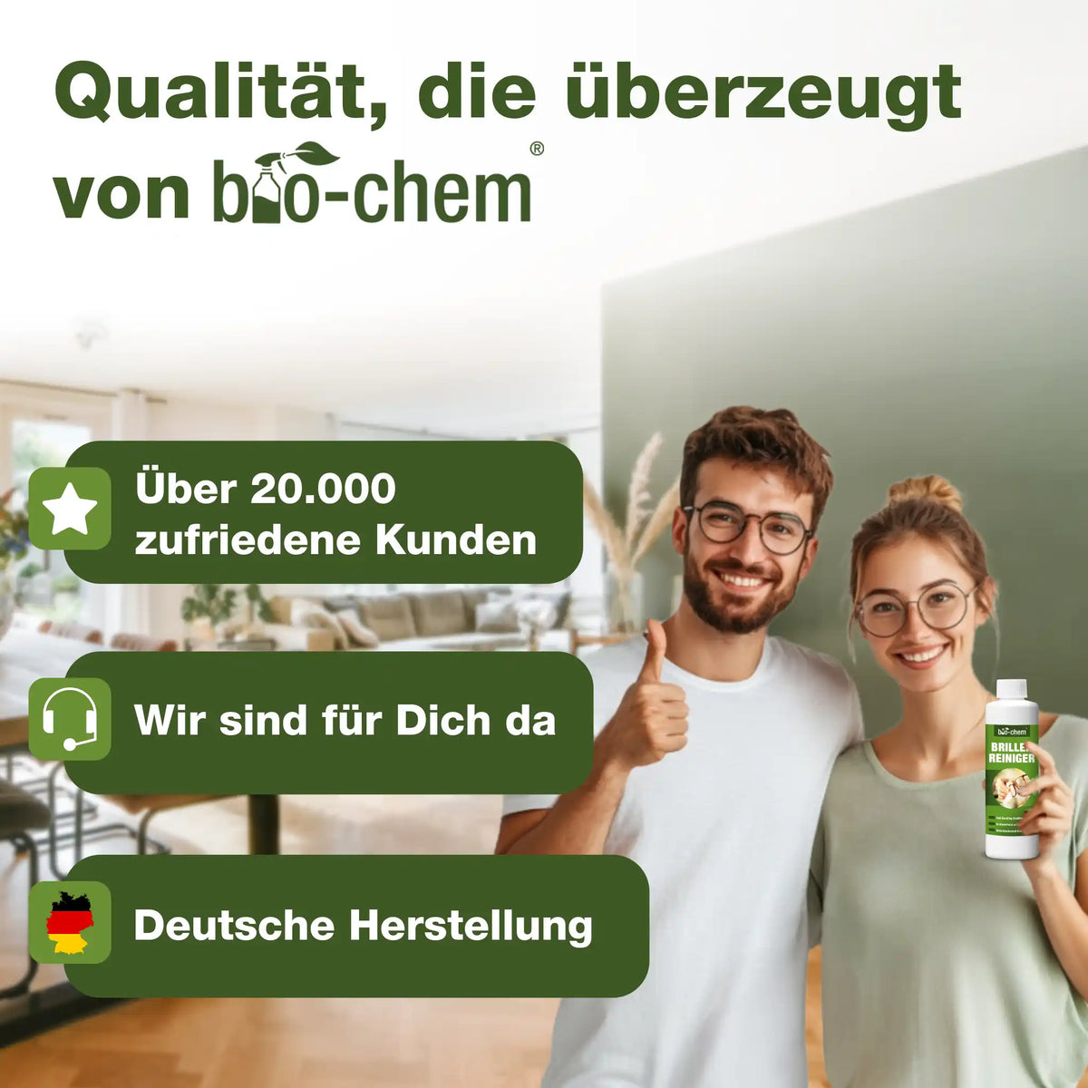 Brillenreiniger (2x 250 ML + Tuch)