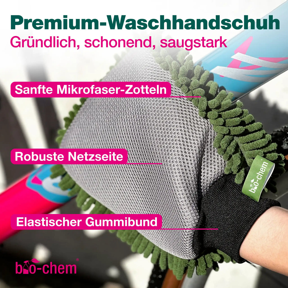 Fahrradreinigung Zubehör-Set (PREMIUM 8-teilig)