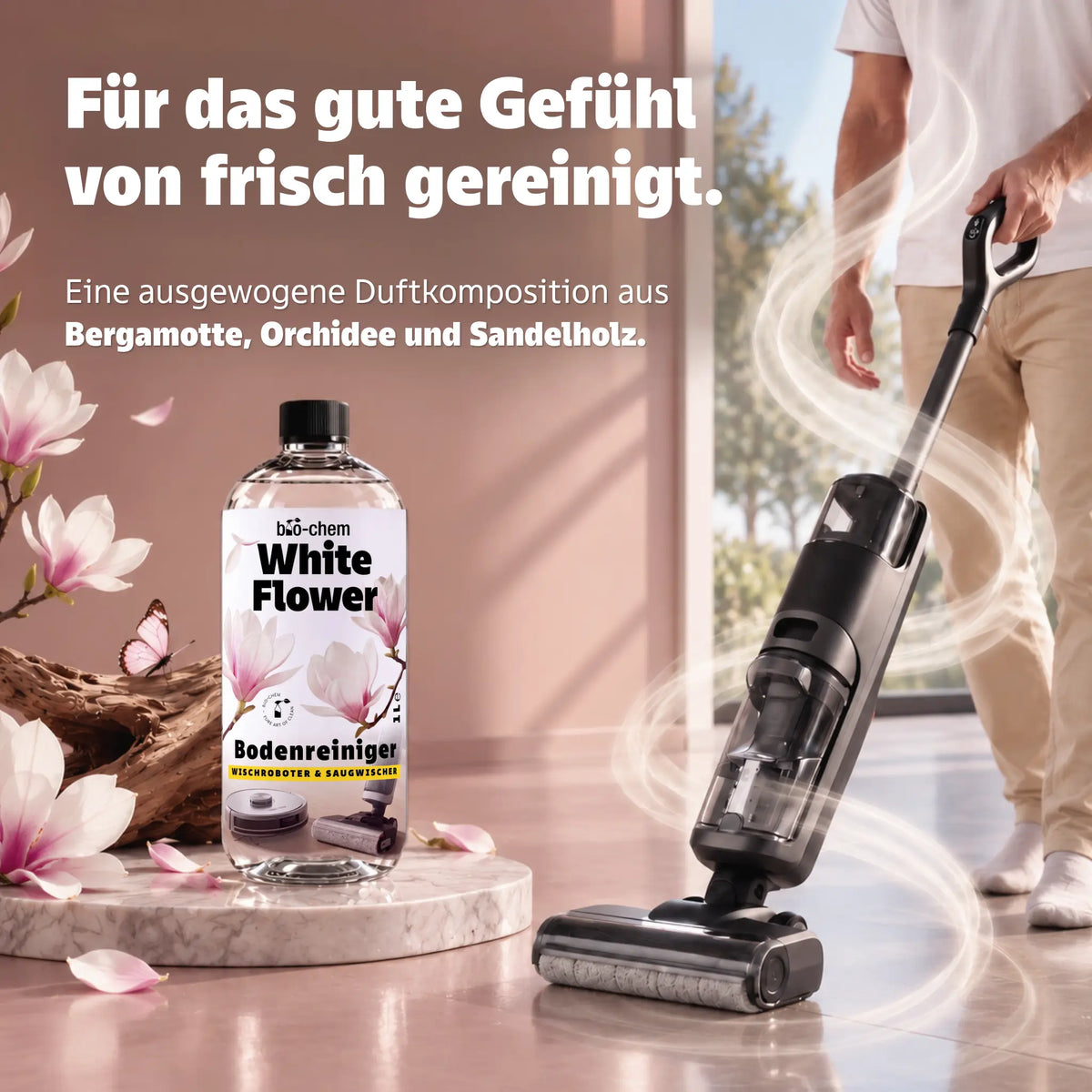 Reinigungsmittel Wischroboter Duft White Flower