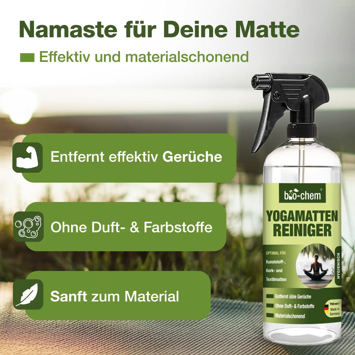 Yogamatte Reiniger (750 ML)