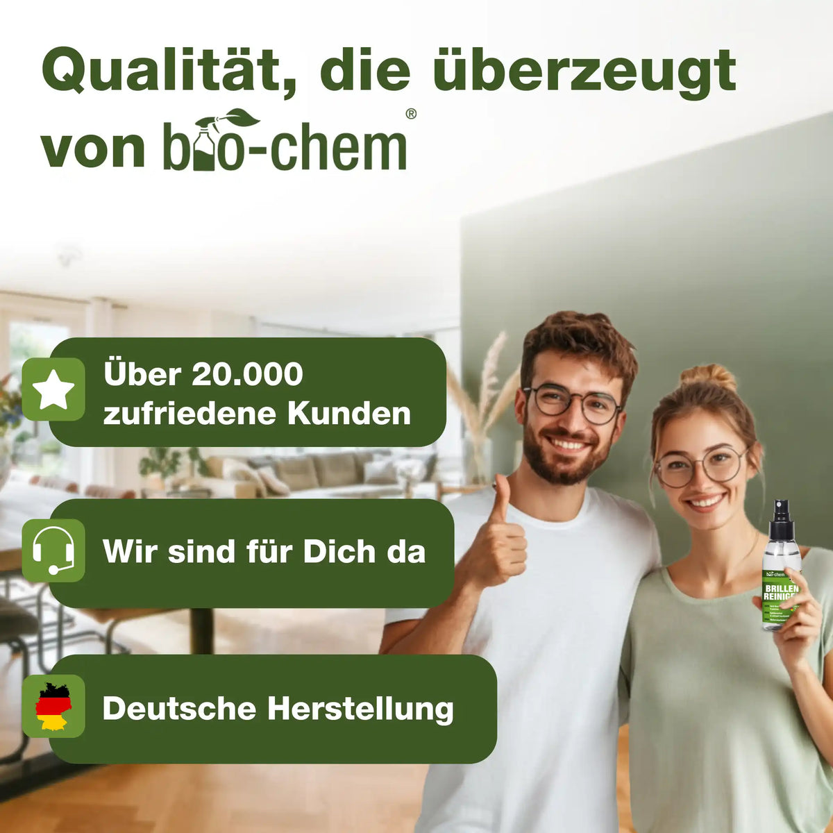 Brillenreiniger (250 ML + Tuch)