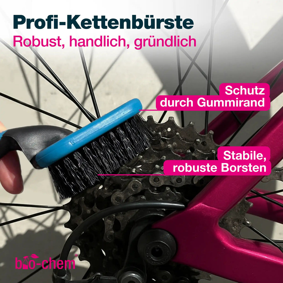 Fahrradreinigung Zubehör-Set (5-teilig)