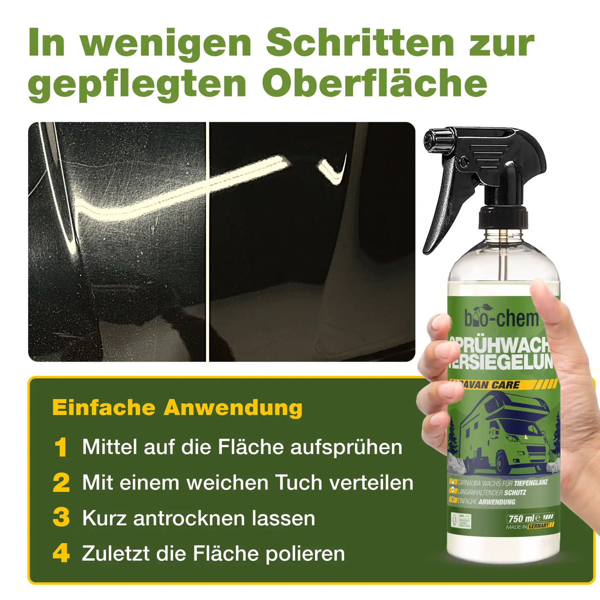 Sprühwachs Versiegelung (750 ML)