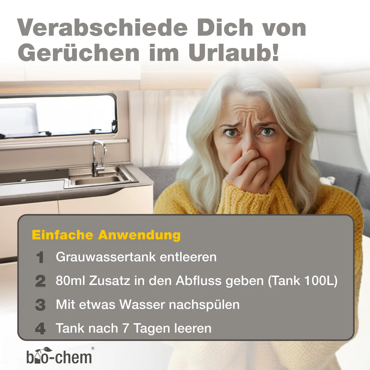 Grauwasser Zusatz Wohnmobil (1 L)