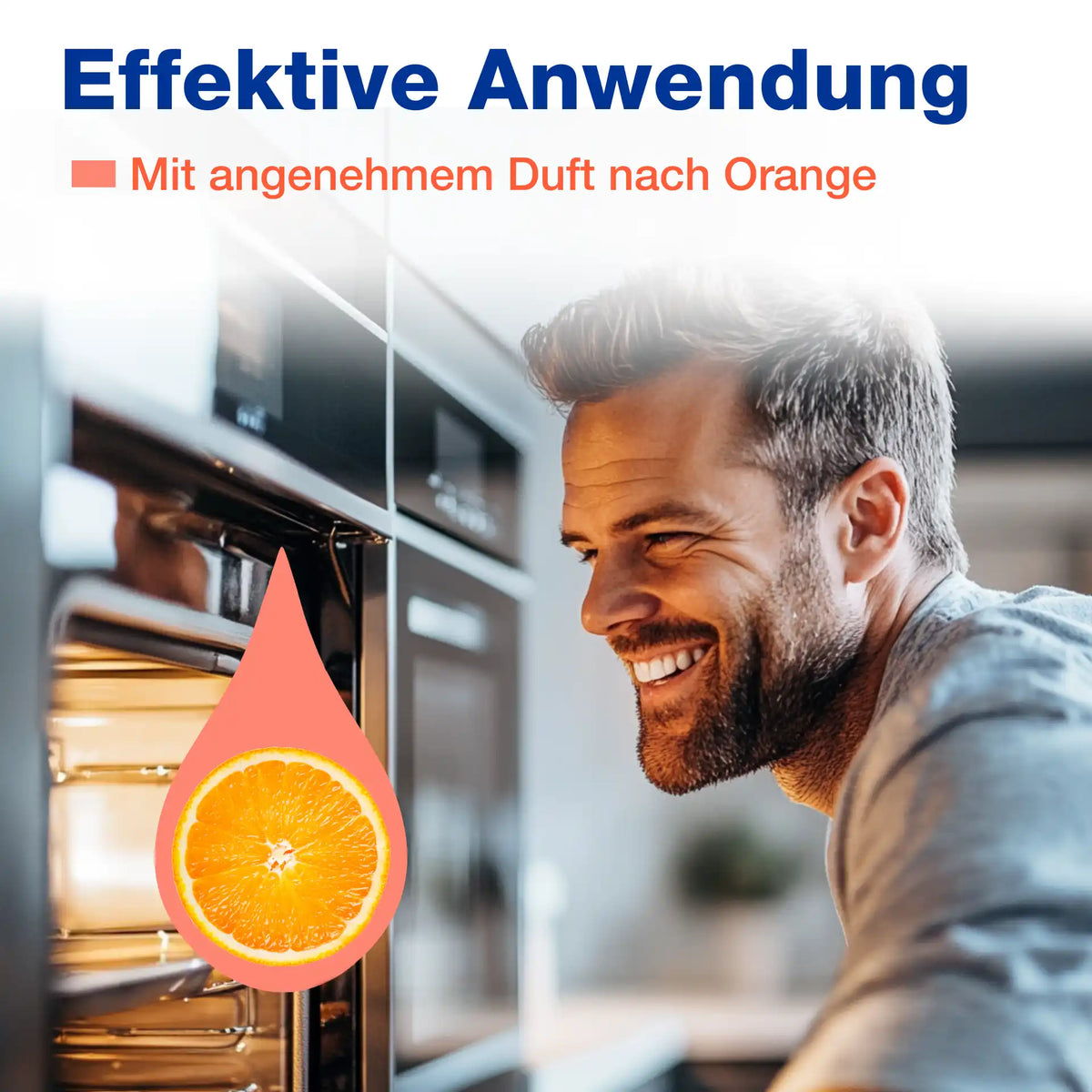 Backofenreiniger mit Pinsel (1 L)