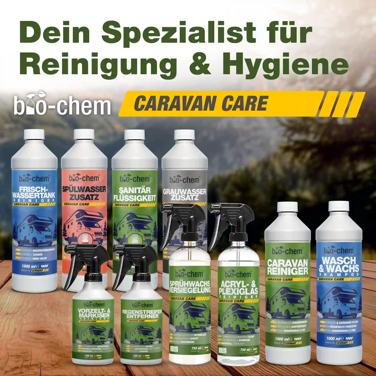 Caravan Außenreinigung Set (PREMIUM 7-teilig)