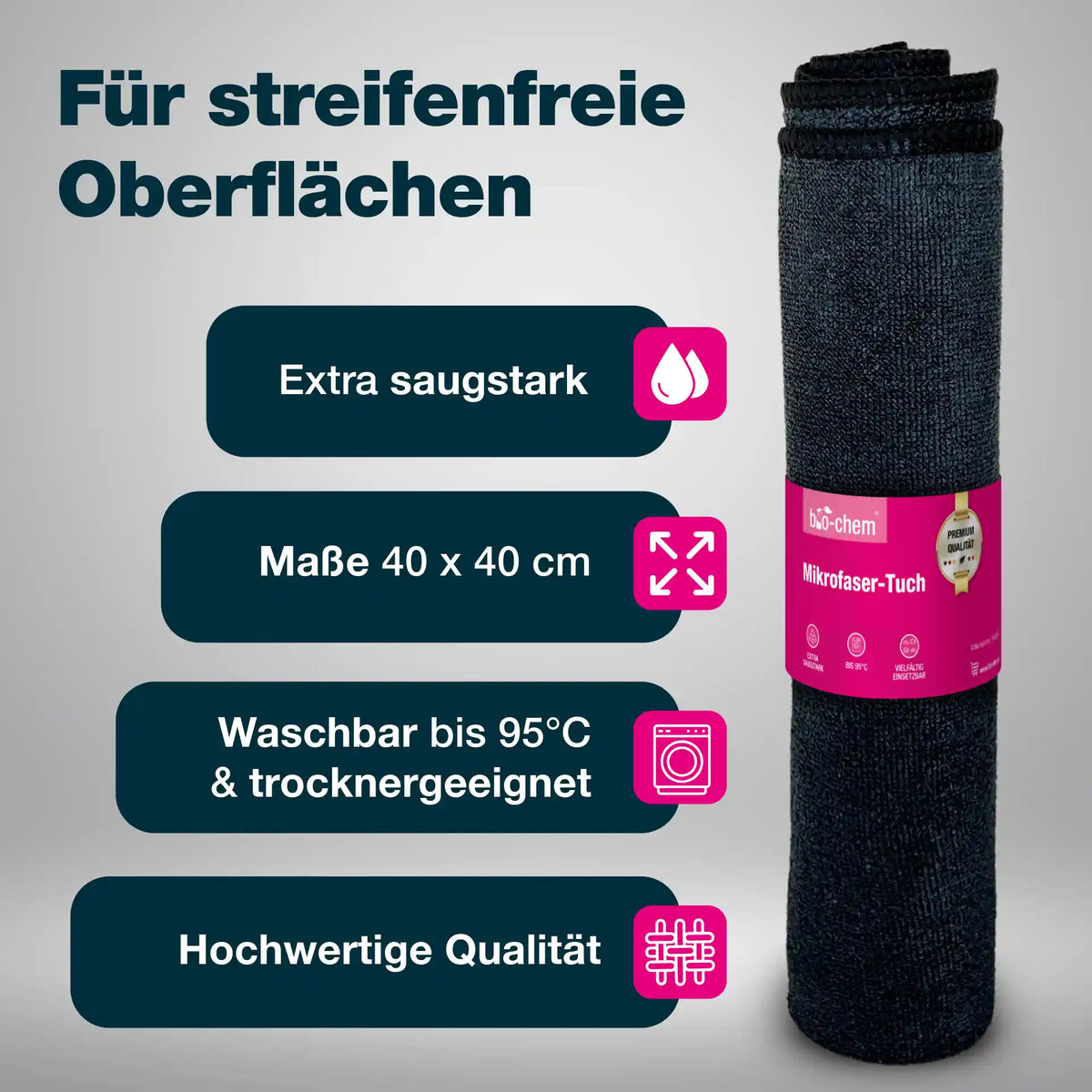 bio-chem Mikrofasertuch saugstark hochwertig 