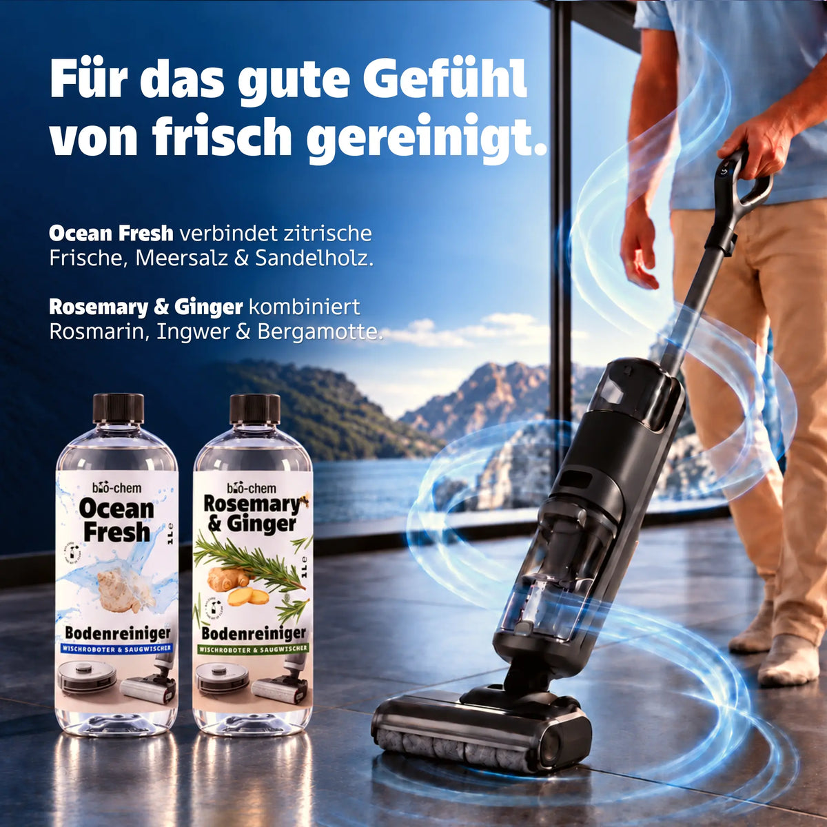 Wischroboter Reinigungmittel-Duo (2-teilig)
