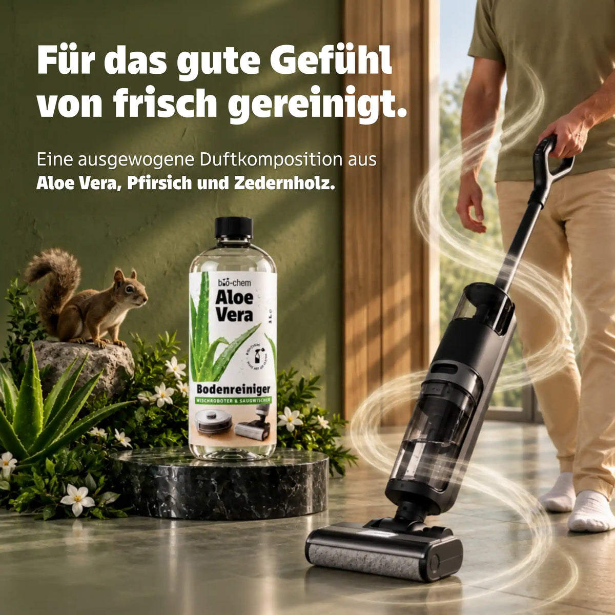 bio-chem Wischroboter Reinigungsmittel Aloe Vera Duft